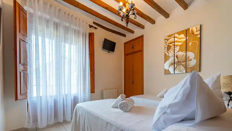 Habitación Doble Individual en Vilafamés
